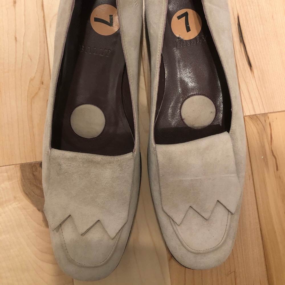 NEVER WORN Bally Suede Flats